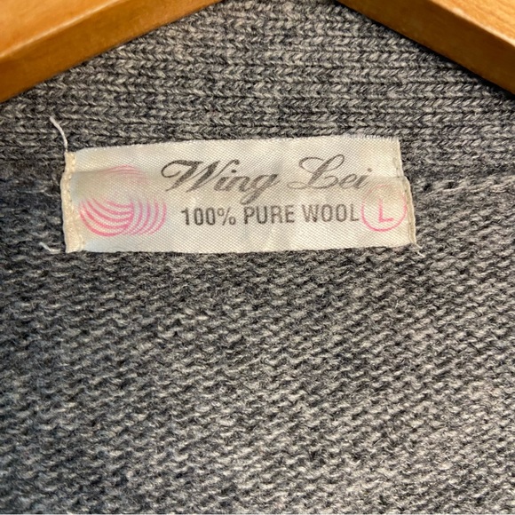 Men’s Wool Front Button Knit Vest Large - Picture 3 of 7